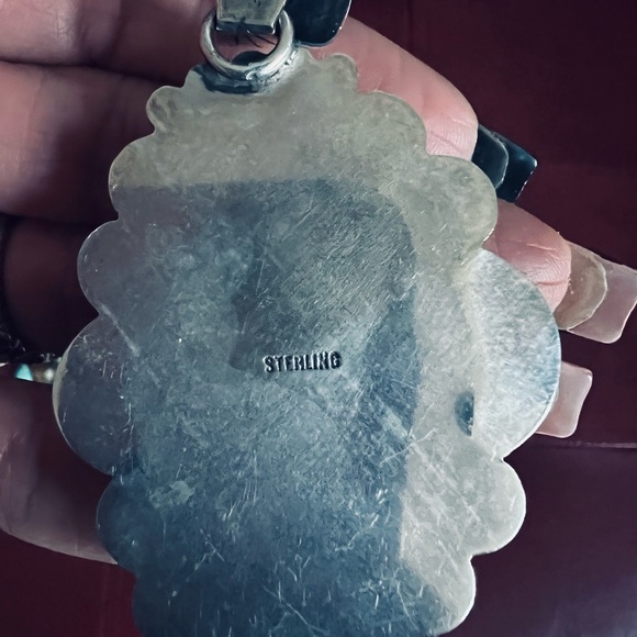Navajo Sterling Silver Pendant - Picture 3 of 5